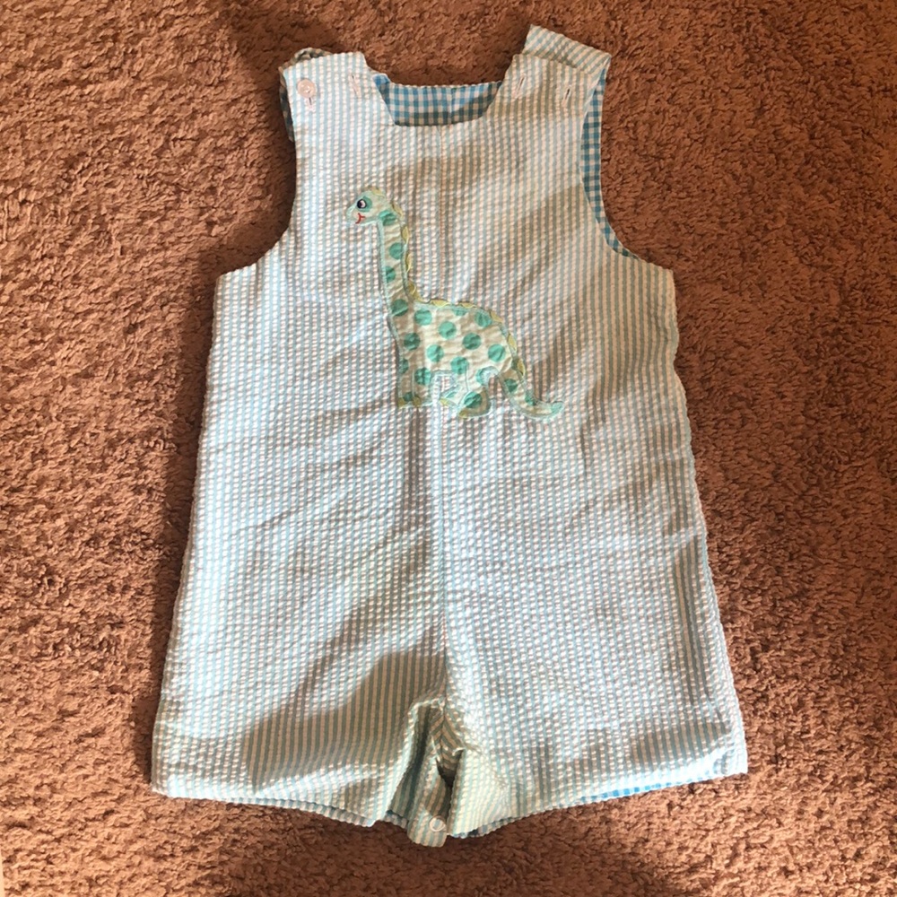 Blue boy reversible outfit